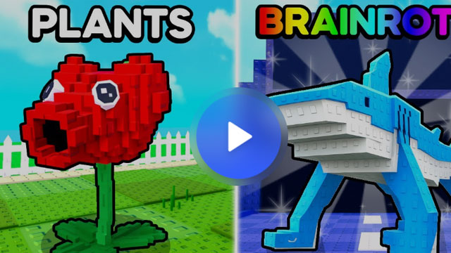 Plants Vs Brainrots — A Roblox Strategy Meme Defense Game